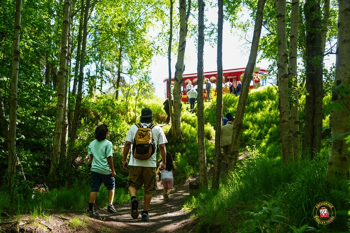 Guests exploring earthquake park